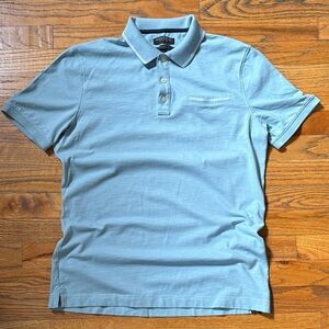 Banana Republic Blue Polo Shirt Size Medium